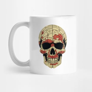 Skull with map Mug